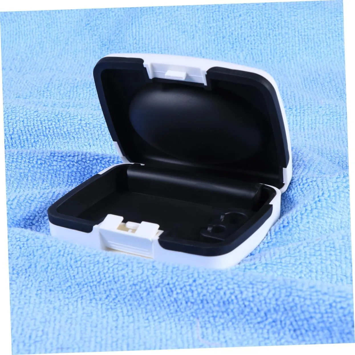 2pcs Holder Convenient Case Storage Boxes Earphone Carrying Case Earphone Protective Case Storaging Case Carry Case for White FRCOLOR