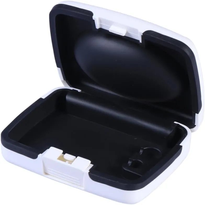 2pcs Holder Convenient Case Storage Boxes Earphone Carrying Case Earphone Protective Case Storaging Case Carry Case for White FRCOLOR