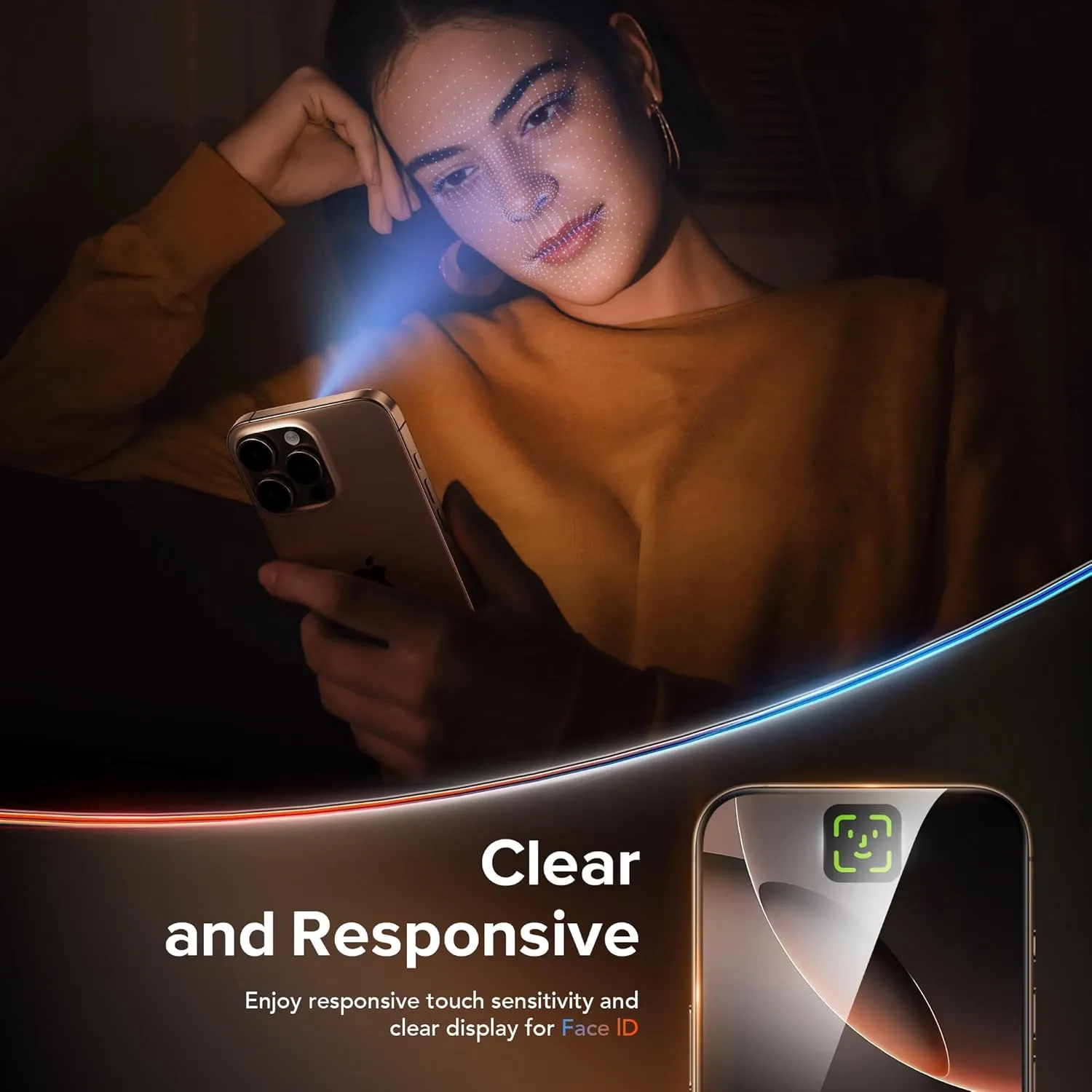 3 Pack Privacy Screen Protector for iPhone 16 Pro Max, [One-Pull Installation] Military-Grade Shatterproof & Ultra Durable 9H Hardness, Anti-Spy Tempered Glass, Bubble-Free, Case Friendly