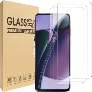 3 Pack Screen Protector for Motorola Moto G 5G(2023) Tempered Glass Screen Protector 9H Hardness, Anti Scratch, Bubble Free