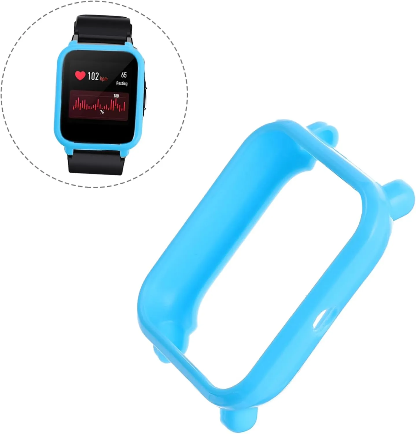 3pcs Protective Case Protective Cover Protector Shell Protective Frame Cover Case for Case Cover Watches Shock-Proof Watch Cover Smartwatch Cover S Case Case Accessories TPU