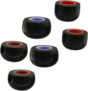 6pcs Memory Foam Kit Ear Hooks Cord Earbud Headphones Plug Noise Reduction Rabbit Phone Stand Headset Earphones Ear Tips Wired Buds Head Phones Earphone Pad Covers Sponge