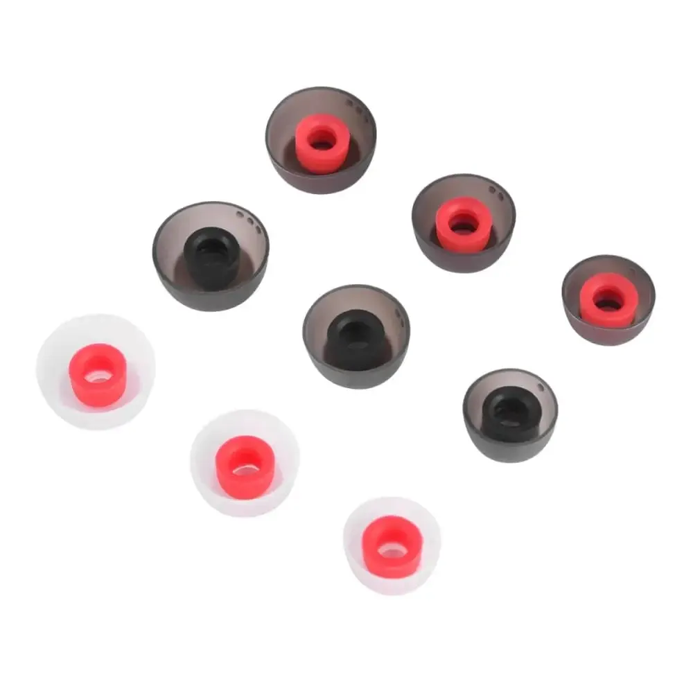 6pcs Silicone Ear Tips for Qcy T1 T13 T2 T5 Qcy T17s E10 Zs10pro, Jabra Elite 75t 65t Earphone Tips