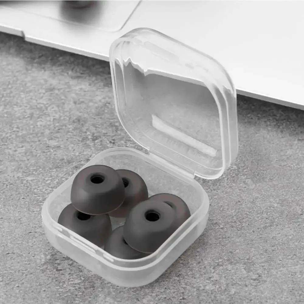 6pcs Silicone Ear Tips for Qcy T1 T13 T2 T5 Qcy T17s E10 Zs10pro, Jabra Elite 75t 65t Earphone Tips