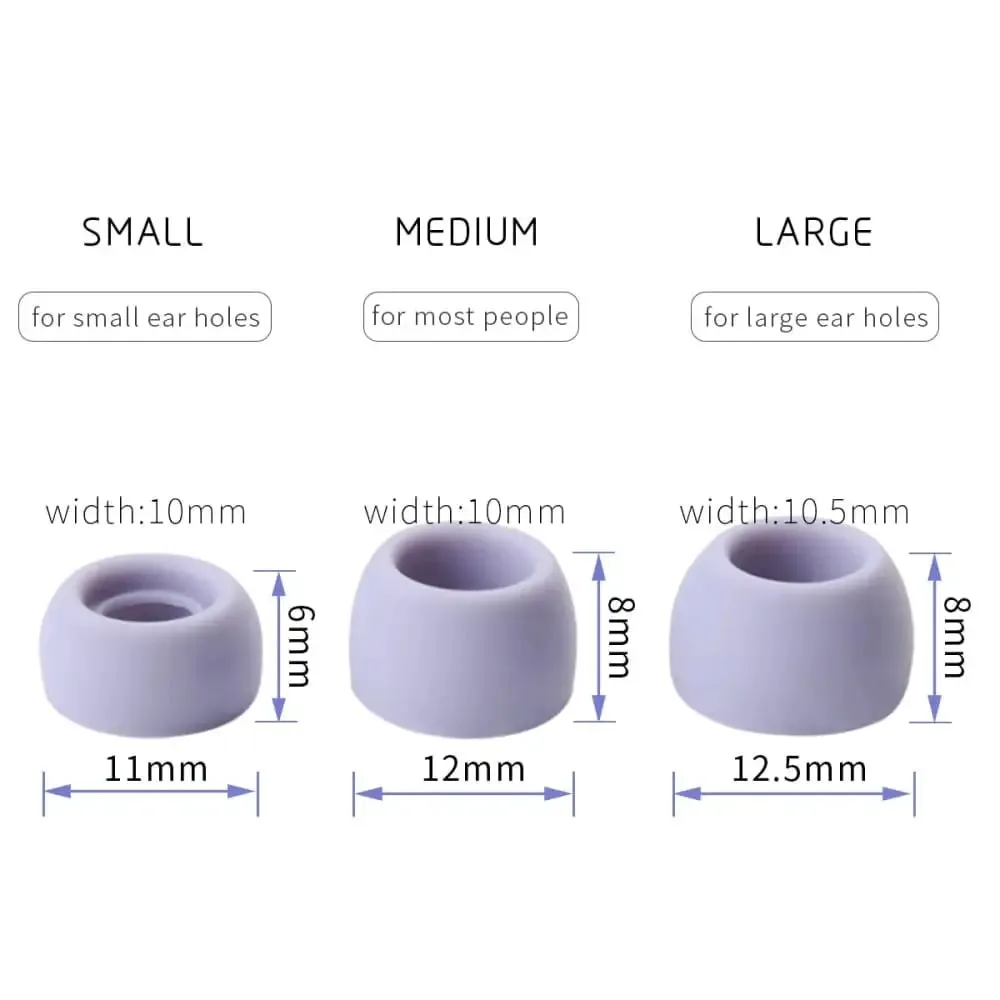 6pcs Silicone Ear Tips for Samsung Galaxy Buds Pro Wireless Earbuds