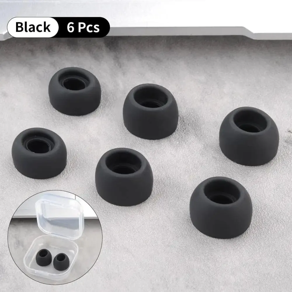 6pcs Silicone Ear Tips for Samsung Galaxy Buds Pro Wireless Earbuds
