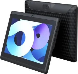 7 Inch Tablet, Android 12 Tablet PC, 4GB RAM 32GB ROM Storage Supports 1TB expansion Quad-Core Processor 2MP 5MP Dual Camera 3000 mAh Battery, WiFi Bluetooth 7" LED IPS convenient Android Tablets.