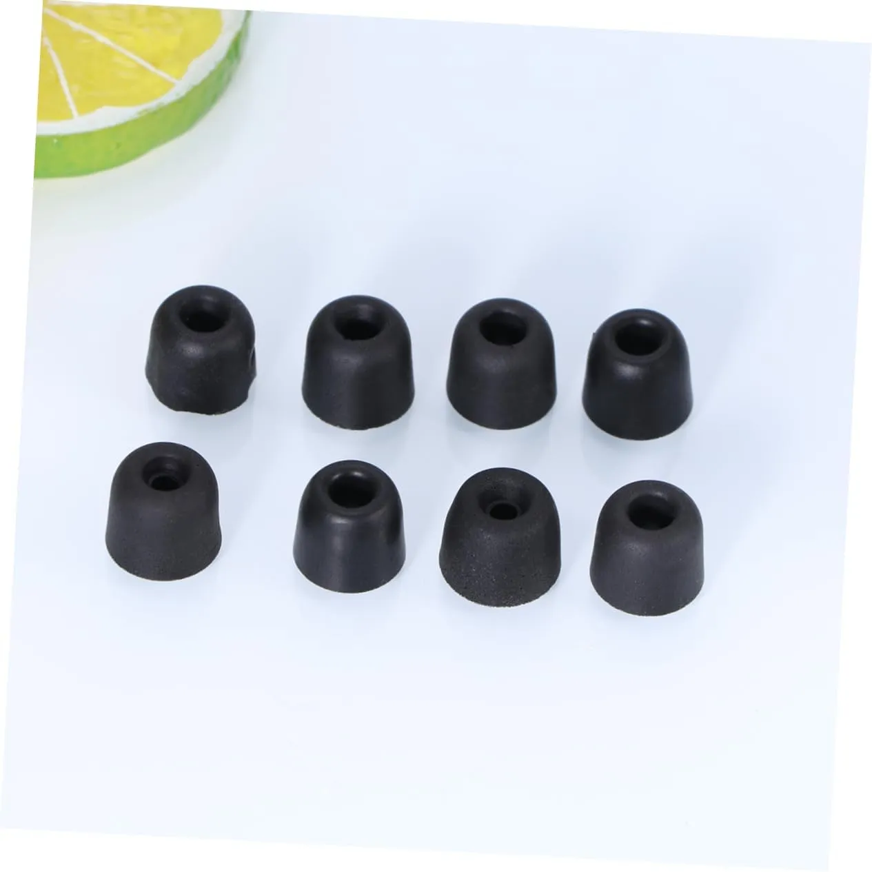 8 Pcs Replacement Eartips Noise Reducing Earbuds Tips Memory Foam for Headphones Secure and Comfortable Fit