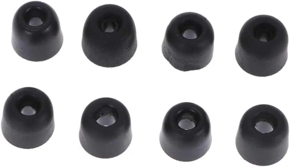 8 Pcs Replacement Eartips Noise Reducing Earbuds Tips Memory Foam for Headphones Secure and Comfortable Fit