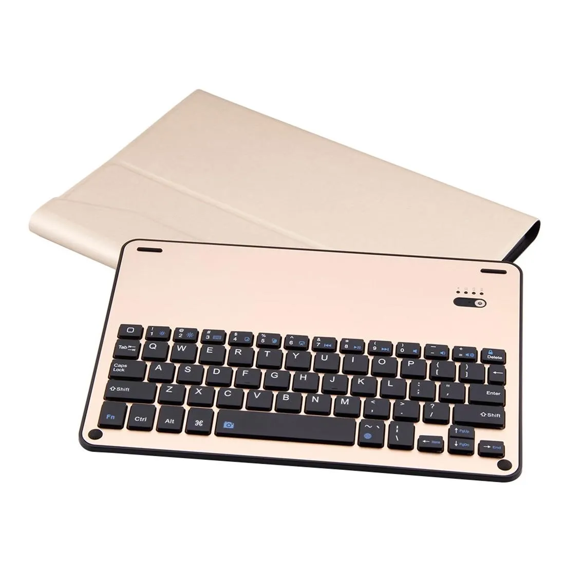 Aluminum Keyboard & Leather Tablet Case For Ipad Pro 10.5 / Air 2019 - Bluetooth Detachable Water Repellent