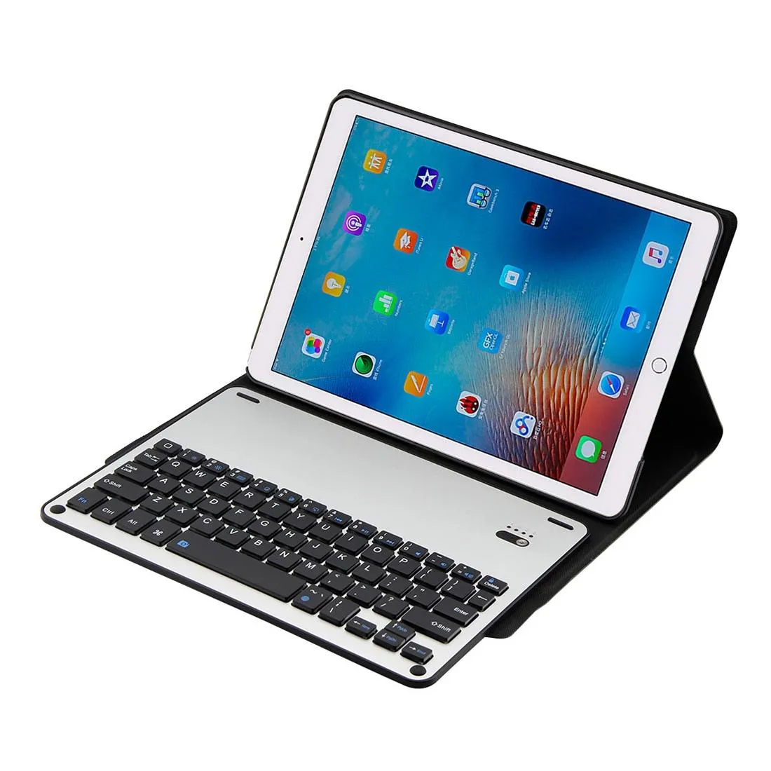 Aluminum Keyboard & Leather Tablet Case For Ipad Pro 10.5 / Air 2019 - Bluetooth Detachable Water Repellent