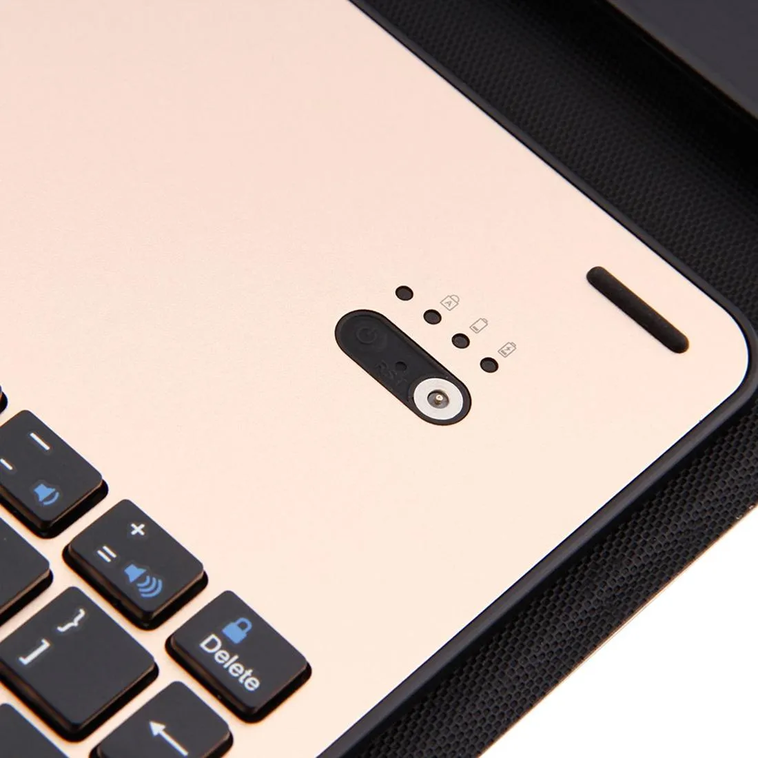 Aluminum Keyboard & Leather Tablet Case For Ipad Pro 10.5 / Air 2019 - Bluetooth Detachable Water Repellent