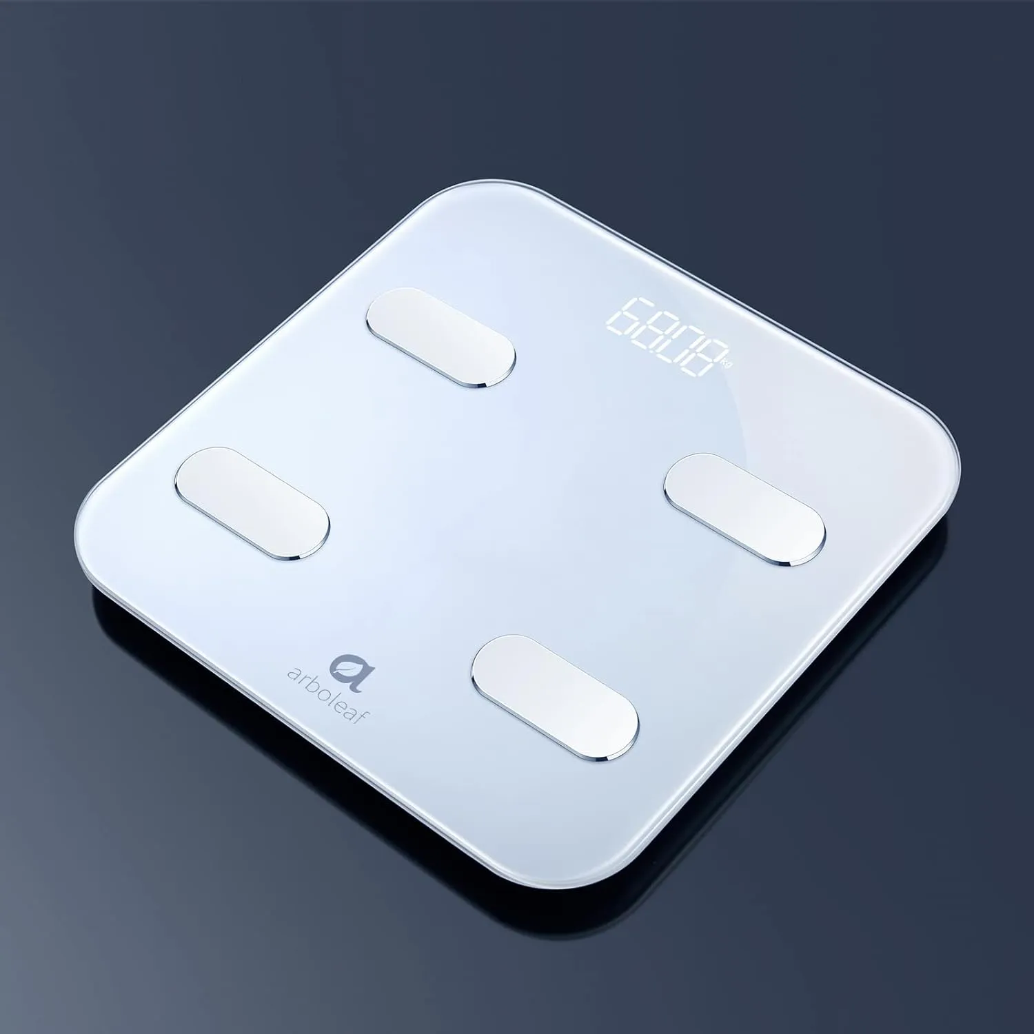 Arboleaf Smart Scale for Body Weight Bathroom Scale Digital Scale Body Weight and Fat, Wi-Fi Bluetooth, Smartphone APP, 14 Body Metrics, Wireless Cloud-Storage, Unlimited Data and Users, BMI, BMR