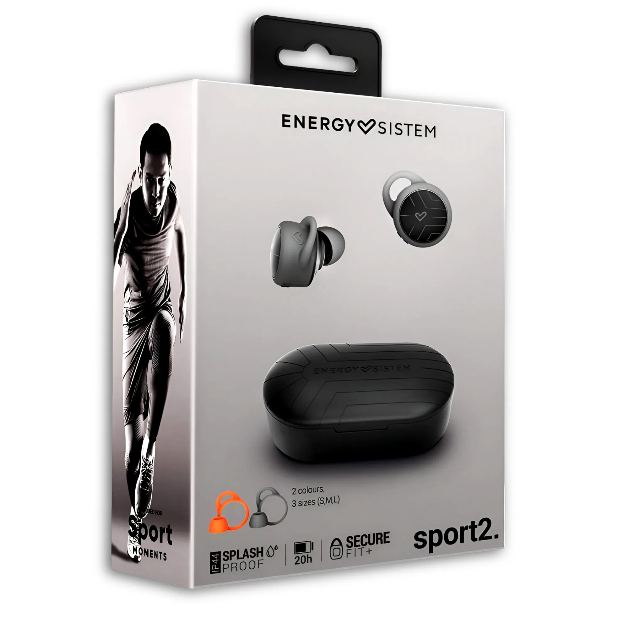 Audfonos Energy Sistem Earphones Sport2 TWS BT5 Secure Fit 
