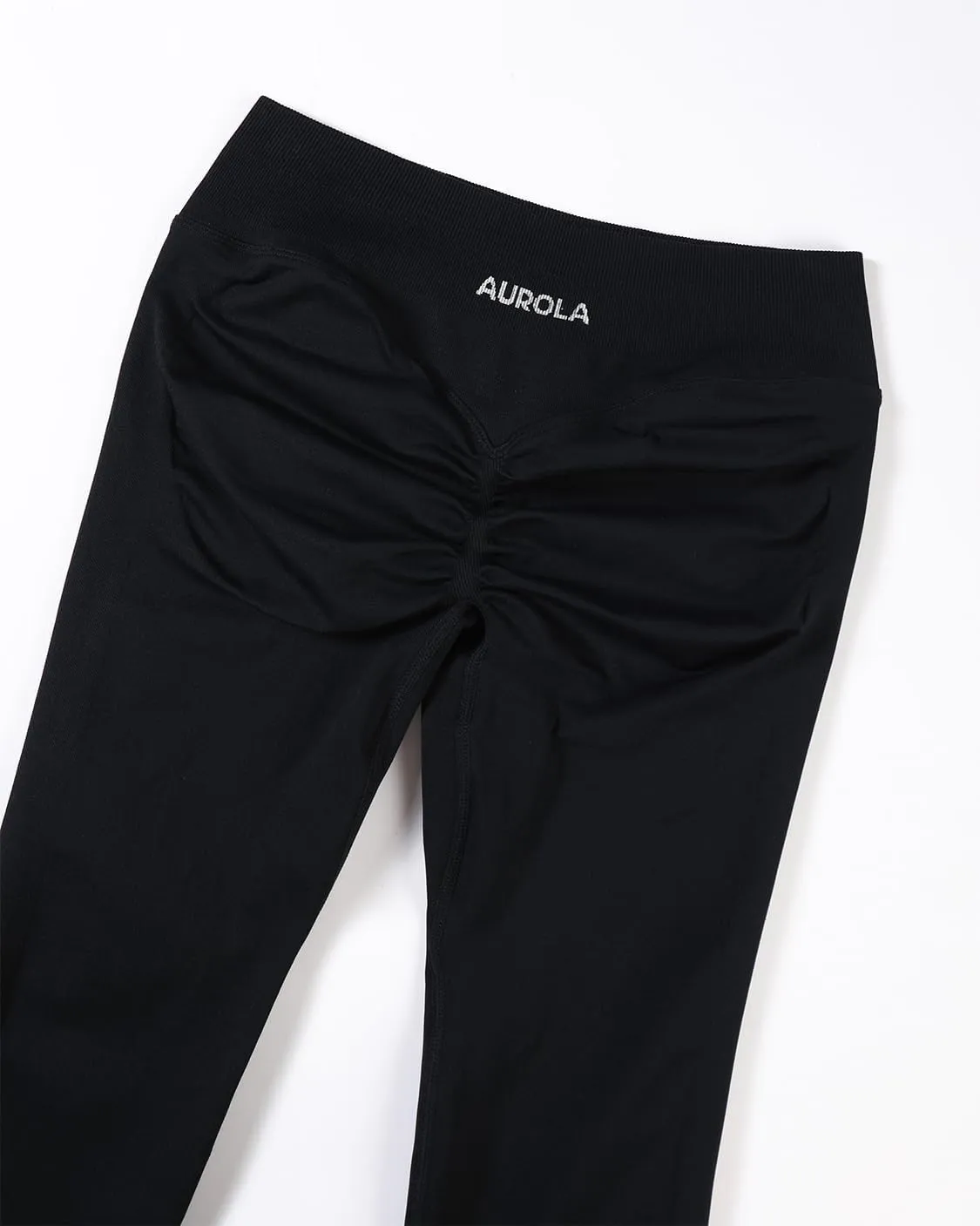 AUROLA Influence Workout Leggings for Women, Seamless Compression Tummy Control Leggings Mid Rise Yoga Pants