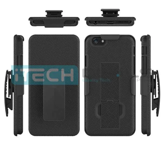 Baytek iPhone 6 Plus Protective Holster/Case with Kick Stand, Secure Grip & Belt Clip