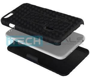 Baytek iPhone 6 Plus Protective Holster/Case with Kick Stand, Secure Grip & Belt Clip