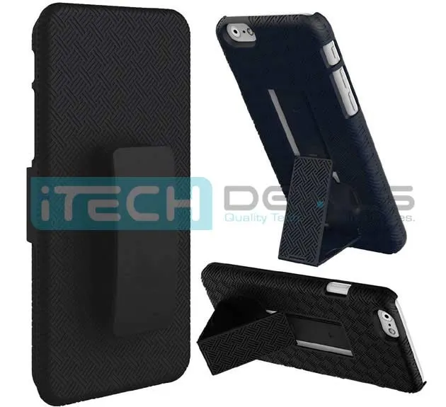 Baytek iPhone 6 Protective Holster/Case with Kick Stand, Secure Grip & Belt Clip
