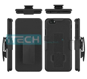 Baytek iPhone 6 Protective Holster/Case with Kick Stand, Secure Grip & Belt Clip