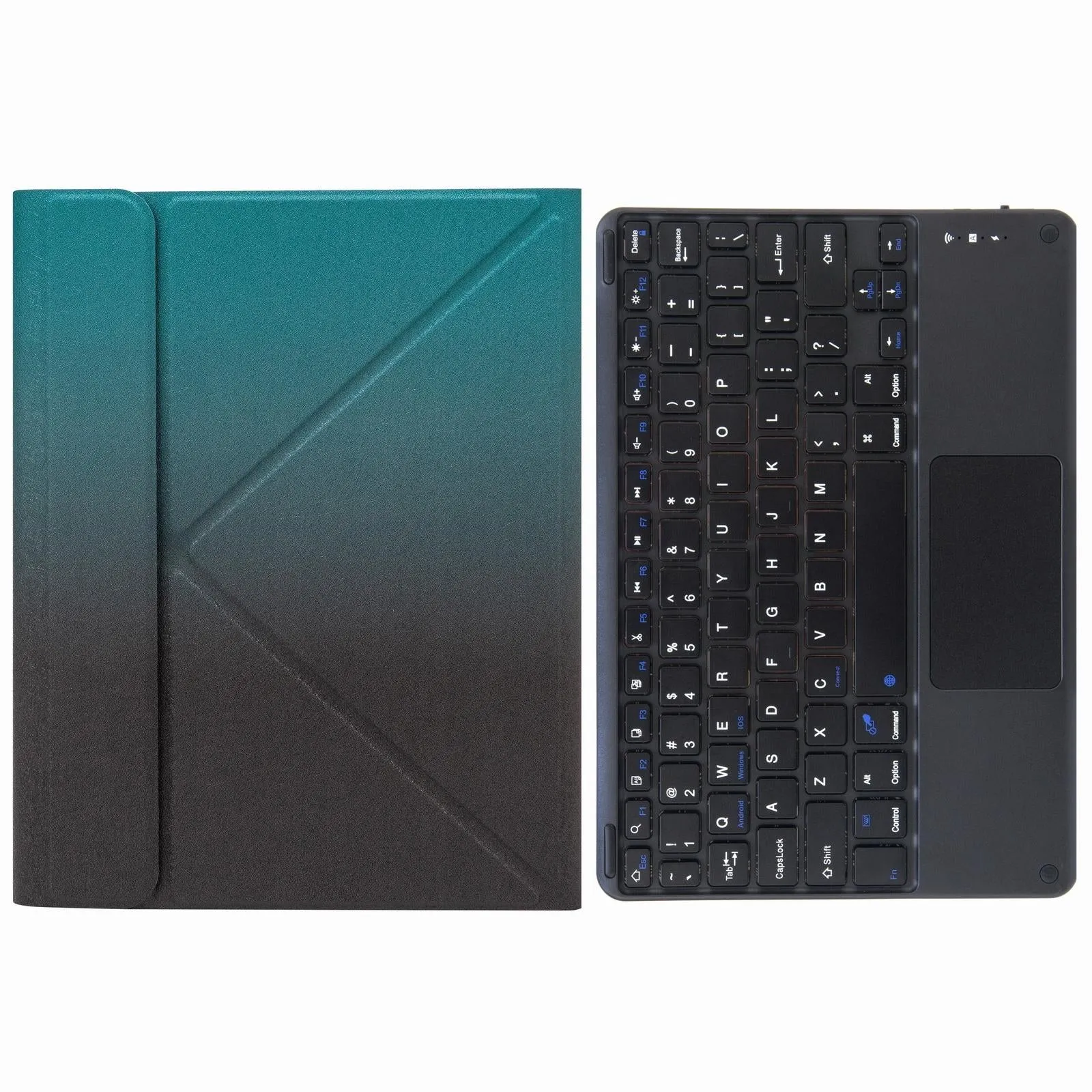 Bluetooth Keyboard Leather Case For Ipad 10.2 / Pro 10.5 - Three-Fold Holder