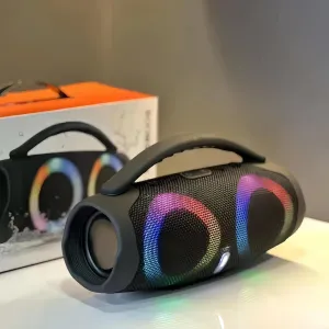 Bluetooth Speakers, Portable Wireless Speaker Stereo Sound, Outdoor Speaker with LED Light, Bluetooth 5.0, Portable Speaker for Outdoor Party Beach Camping