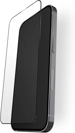 BodyGuardz Pure 3 Edge Glass Screen Protector Compatible with iPhone 15 Pro/iPhone 15, Durable Tempered Glass, Edge to Edge Coverage, Easy Installation, Case-Friendly, Clear