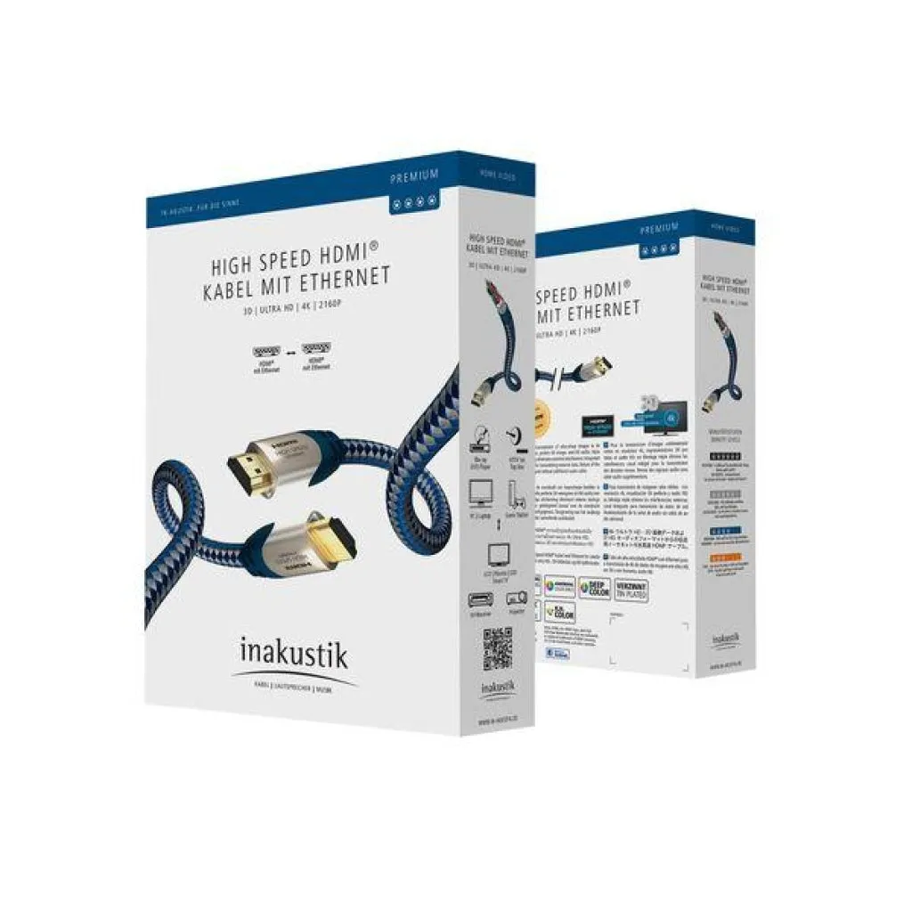 Cable HDMI 10m inakustik | Linea PREMIUM