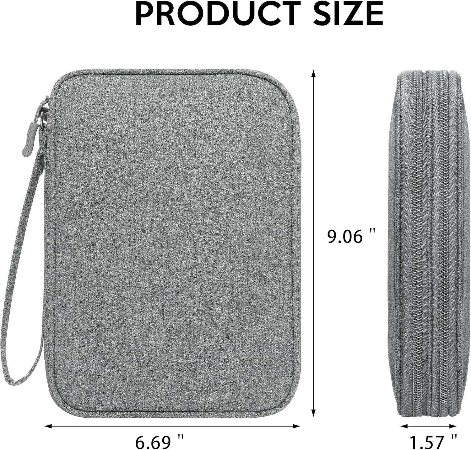 CILLA Electronics Organizer Travel, Travel Cord Organizer Case, Compact Electronics Accessories Bag for Cable, Cord, Charger, Phone