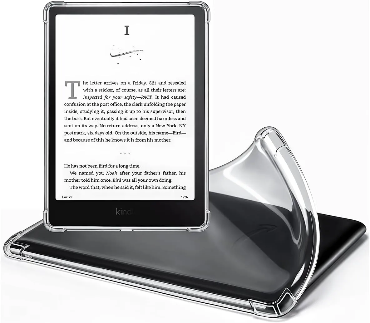 Clear Case for 6" Kindle 2024 and 2022 (11 Generation) Ultra Thin Scratch-Proof TPU Protection Silicone Cover - Compatible with iPhone MagSafe, for Samsung/Belkin/Anker Wireless Charging Pads