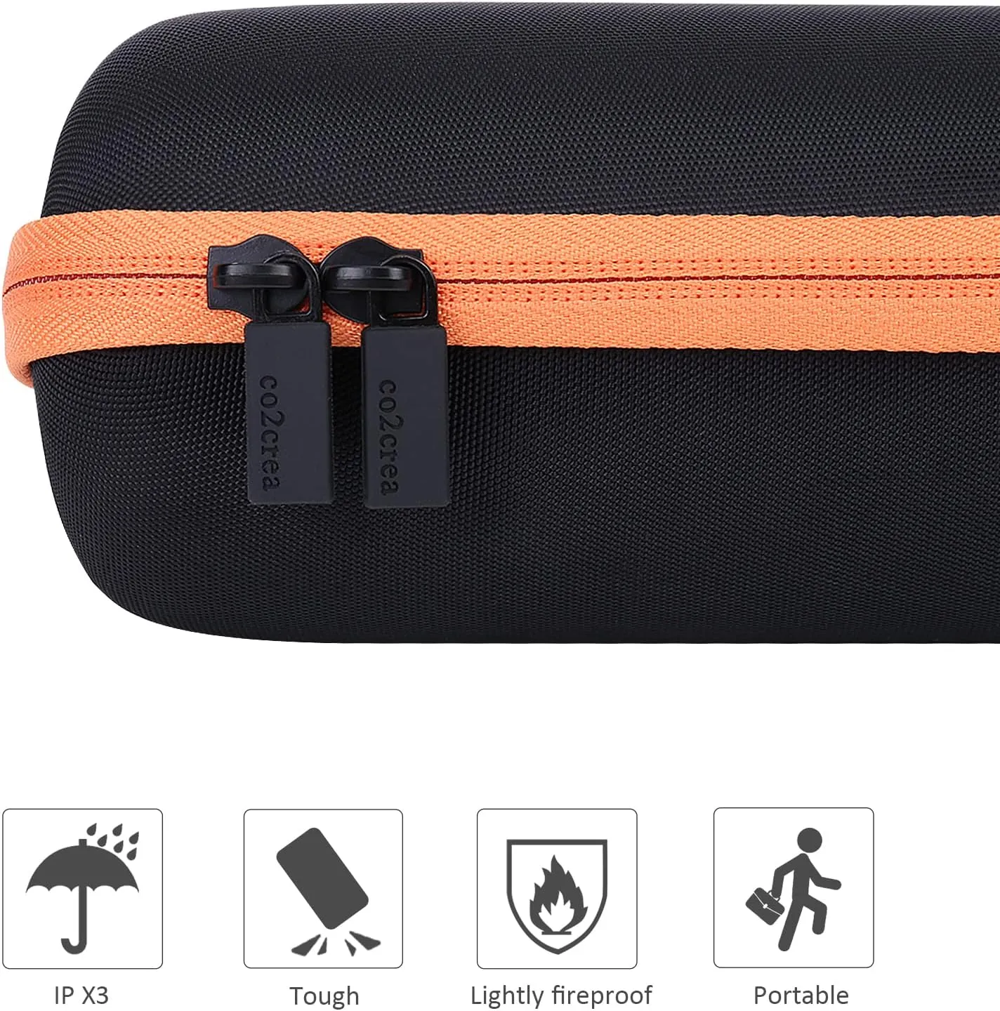 co2CREA Hard Carrying Case for Bushnell Golf Wingman 2 / Bushnell Wingman Golf GPS Bluetooth Speaker