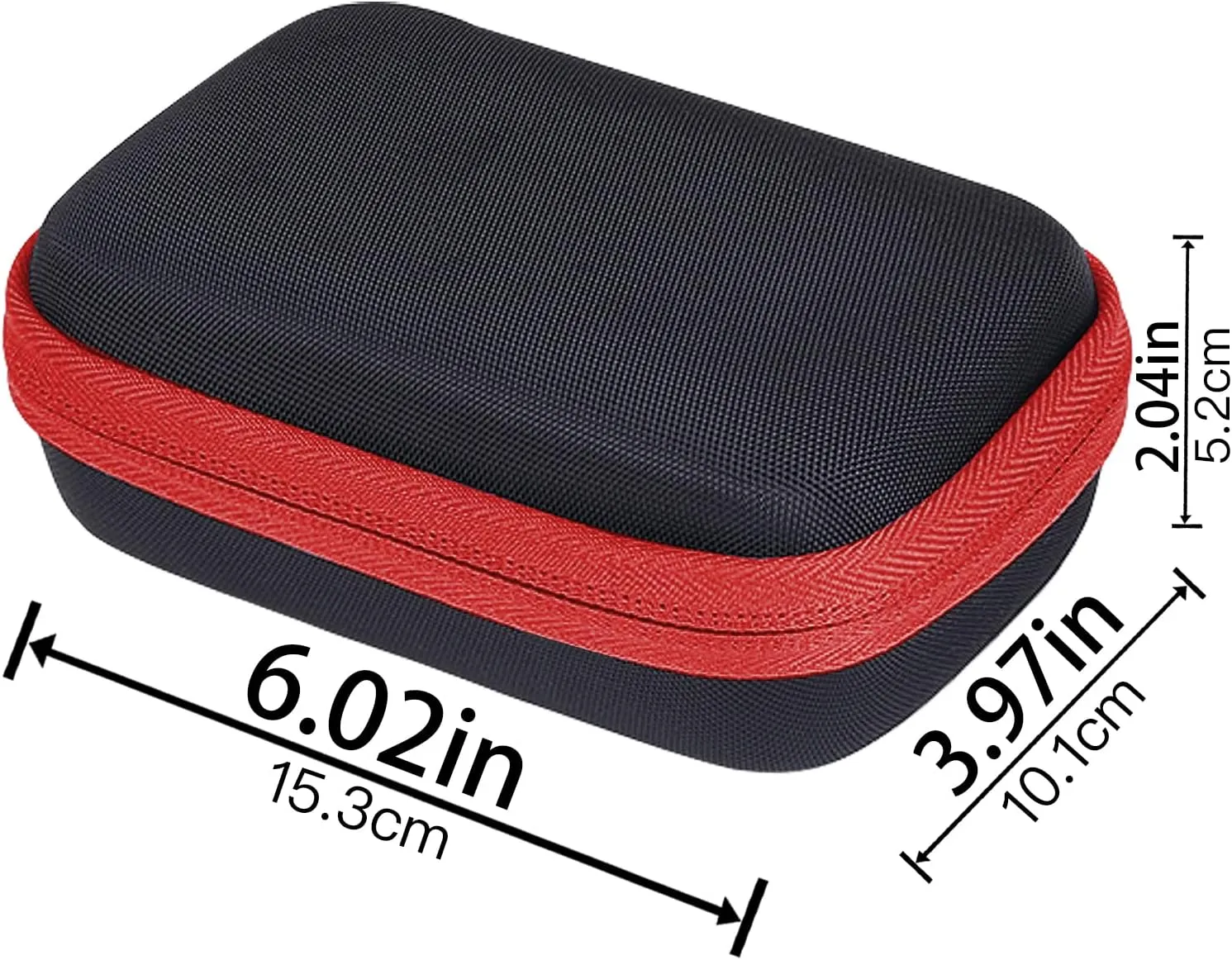 co2CREA Hard Carrying Case Replacement for JBL Go 4 Go3 Go 3 Eco Portable Speaker (Black Case   Inside Red)