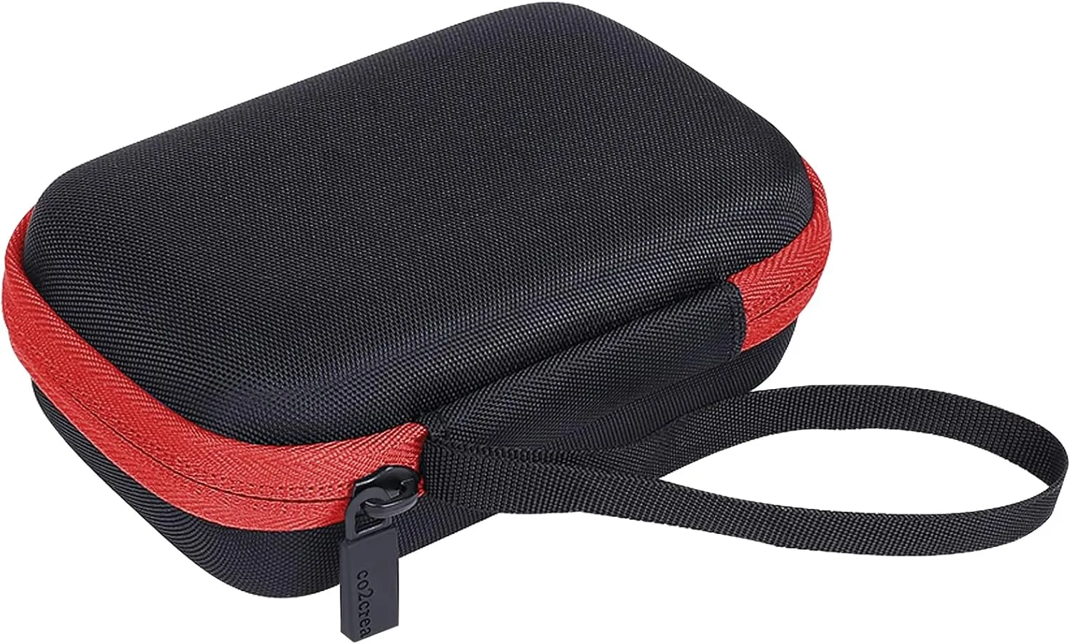 co2CREA Hard Carrying Case Replacement for JBL Go 4 Go3 Go 3 Eco Portable Speaker (Black Case   Inside Red)