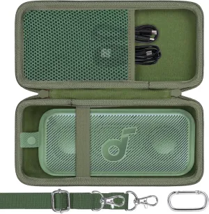 co2CREA Hard Case Compatible with Anker Soundcore Motion 300 Wireless Hi-Res Portable Speaker,Green Case