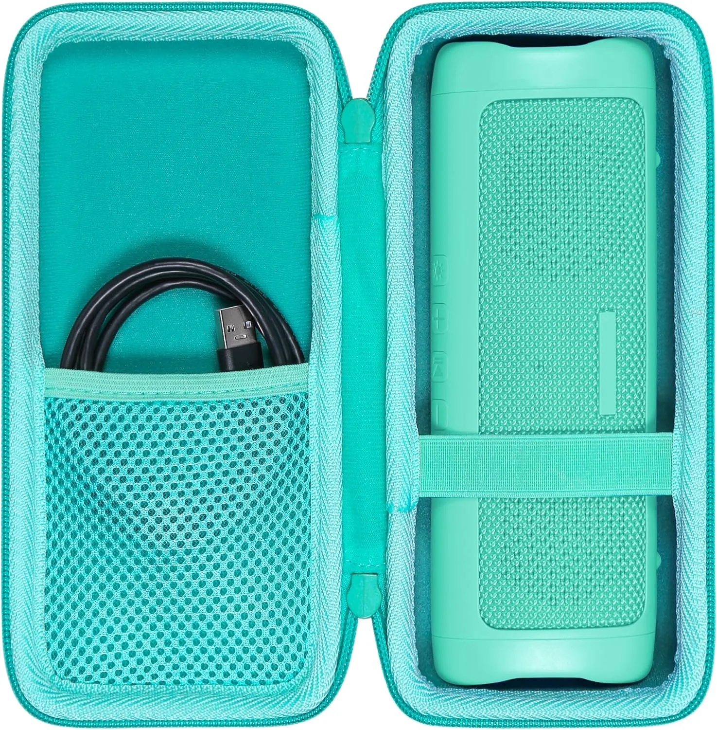 co2CREA Hard Case Replacement for BolaButty X-GO C27C Bluetooth Speaker IPX5 Waterproof Speaker (Teal)