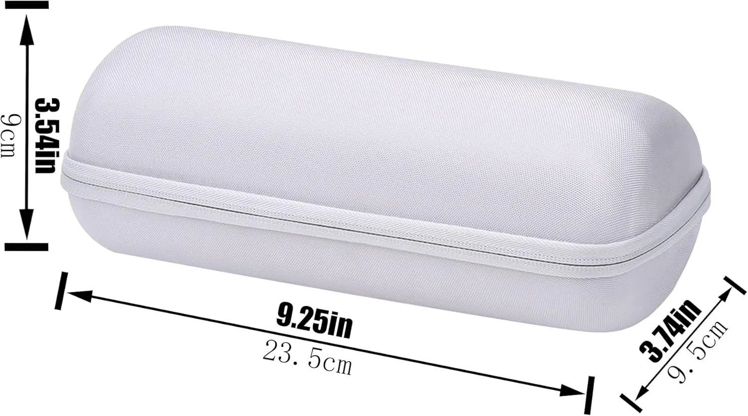 co2CREA Hard Case Replacement for Bose SoundLink Revolve Series II Portable Bluetooth Speaker, Silver Grey Case