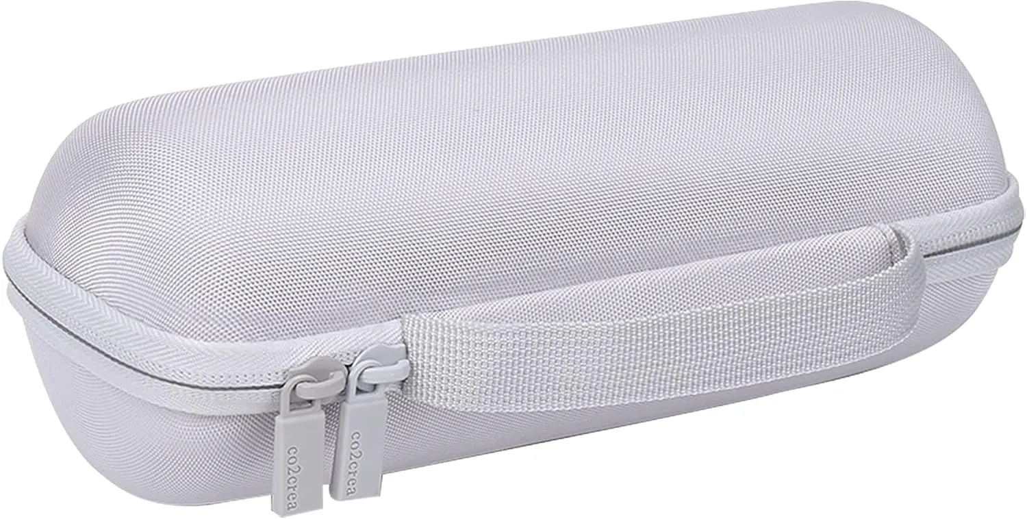 co2CREA Hard Case Replacement for Bose SoundLink Revolve Series II Portable Bluetooth Speaker, Silver Grey Case