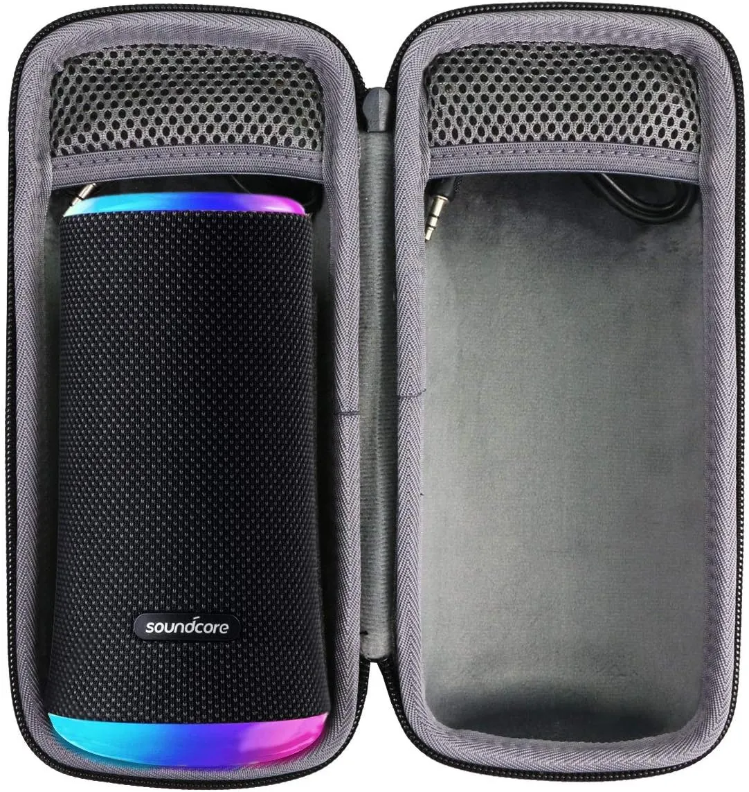co2CREA Hard Travel Case Replacement for Anker Soundcore Flare 2 Bluetooth Speaker