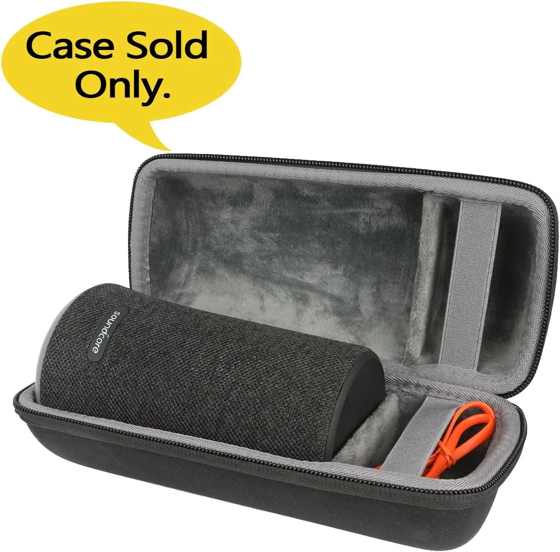co2CREA Hard Travel Case Replacement for Anker Soundcore Flare Portable Bluetooth 360 Speaker (Black Case for Anker Soundcore Flare)