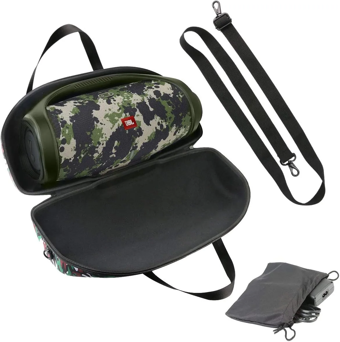 co2CREA Hard Travel case Replacement for JBL Boombox 2 Boombox 3 Waterproof Portable Bluetooth Speaker (Camouflage Case)