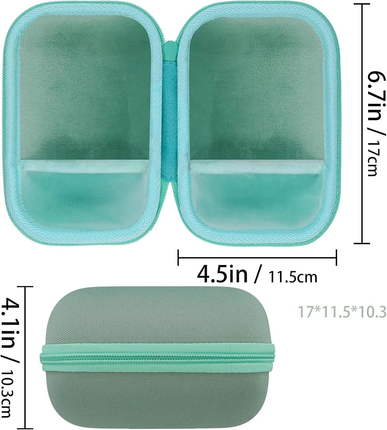 co2CREA Hard Travel Case Replacement for Ultimate Ears WONDERBOOM 4 WONDERBOOM Play WONDERBOOM 3 WONDERBOOM 2 Small Portable Wireless Bluetooth Speaker (Green Case)