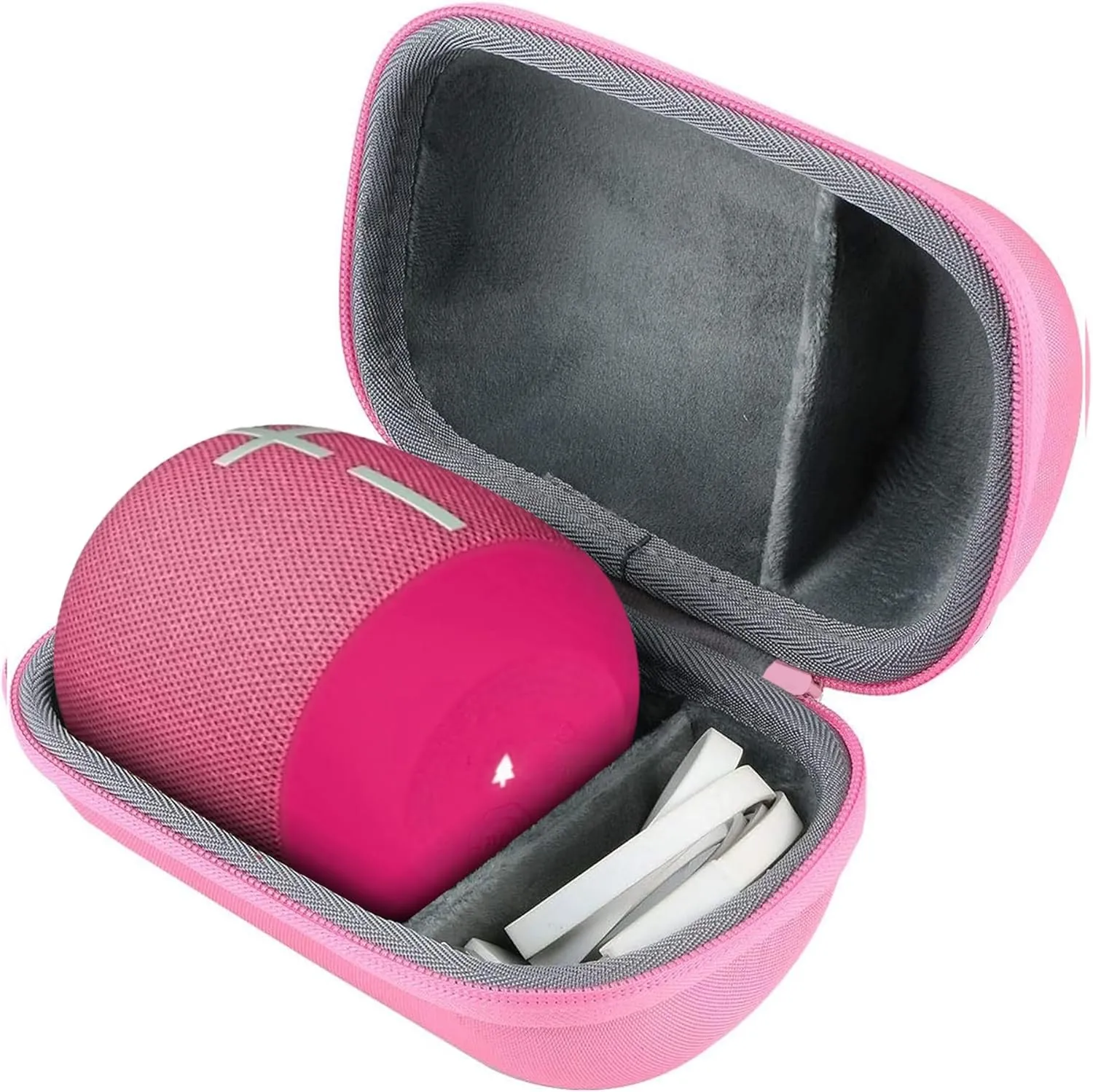 co2CREA Hard Travel Case Replacement for Ultimate Ears WONDERBOOM 4 WONDERBOOM Play WONDERBOOM 3 WONDERBOOM 2 Small Portable Wireless Bluetooth Speaker (Pink Case)