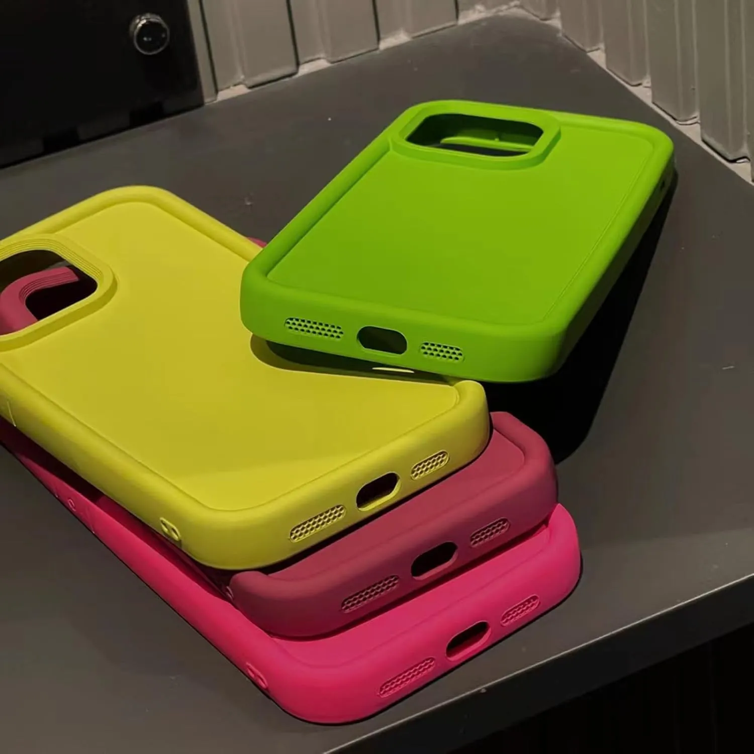 Compatible with iPhone 11 for Women/Girls, Candy Color Silicone Matte Shockproof Soft Bumper Phone Cases for iPhone 11, Beige