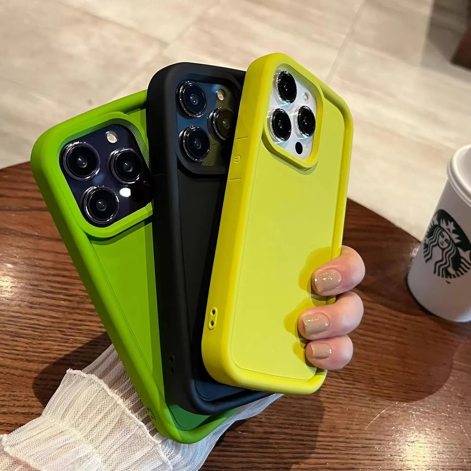 Compatible with iPhone 11 for Women/Girls, Candy Color Silicone Matte Shockproof Soft Bumper Phone Cases for iPhone 11, Beige