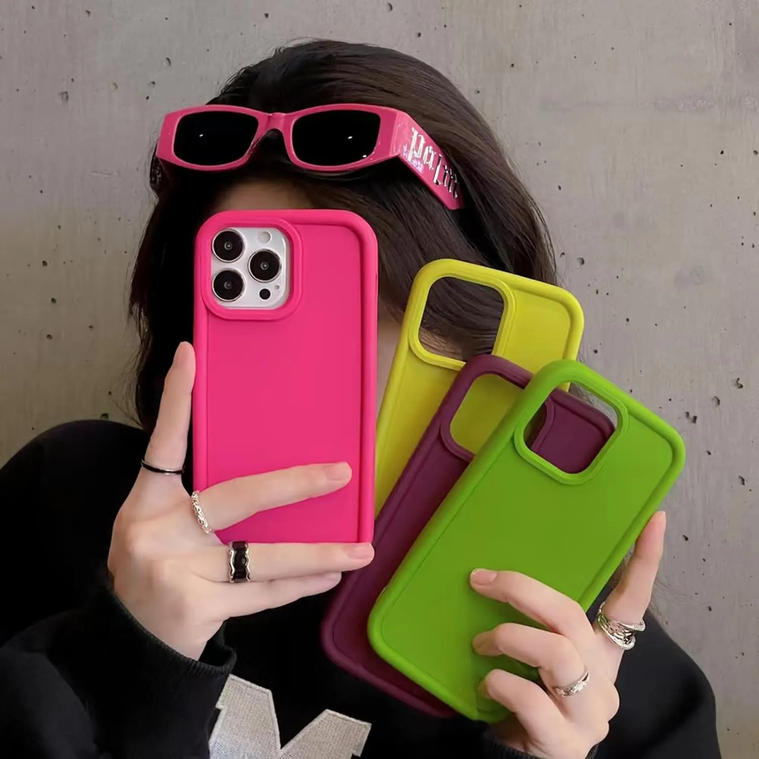 Compatible with iPhone 11 for Women/Girls, Candy Color Silicone Matte Shockproof Soft Bumper Phone Cases for iPhone 11, Beige
