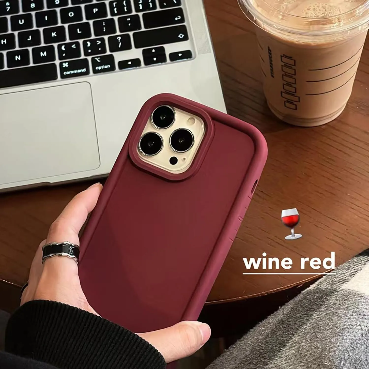 Compatible with iPhone 11 for Women/Girls, Candy Color Silicone Matte Shockproof Soft Bumper Phone Cases for iPhone 11, Black