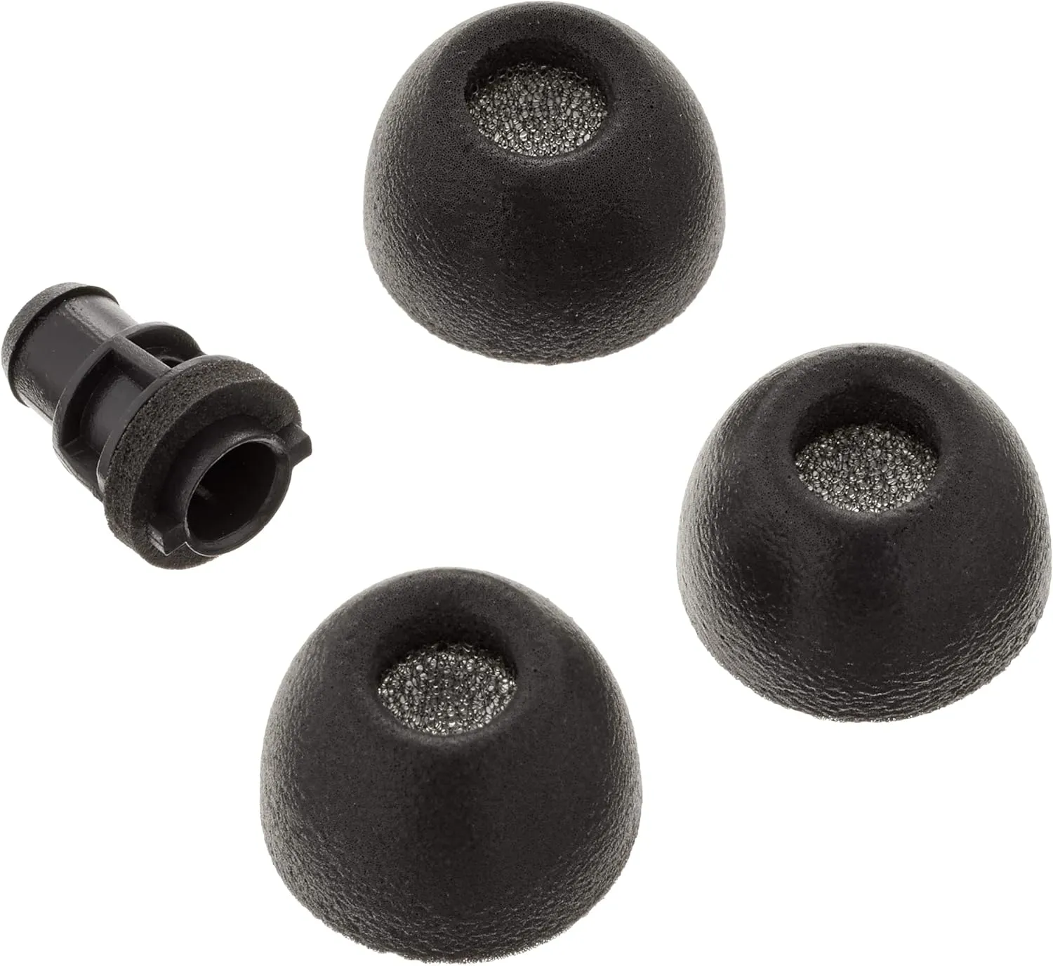Comply Memory Foam Replacement Earbud Tips for Plantronics Voyager 5200, Legend Headsets | Ultimate Comfort, Secure Fit, Superior Noise Isolation | Black, Medium (3 Pairs)