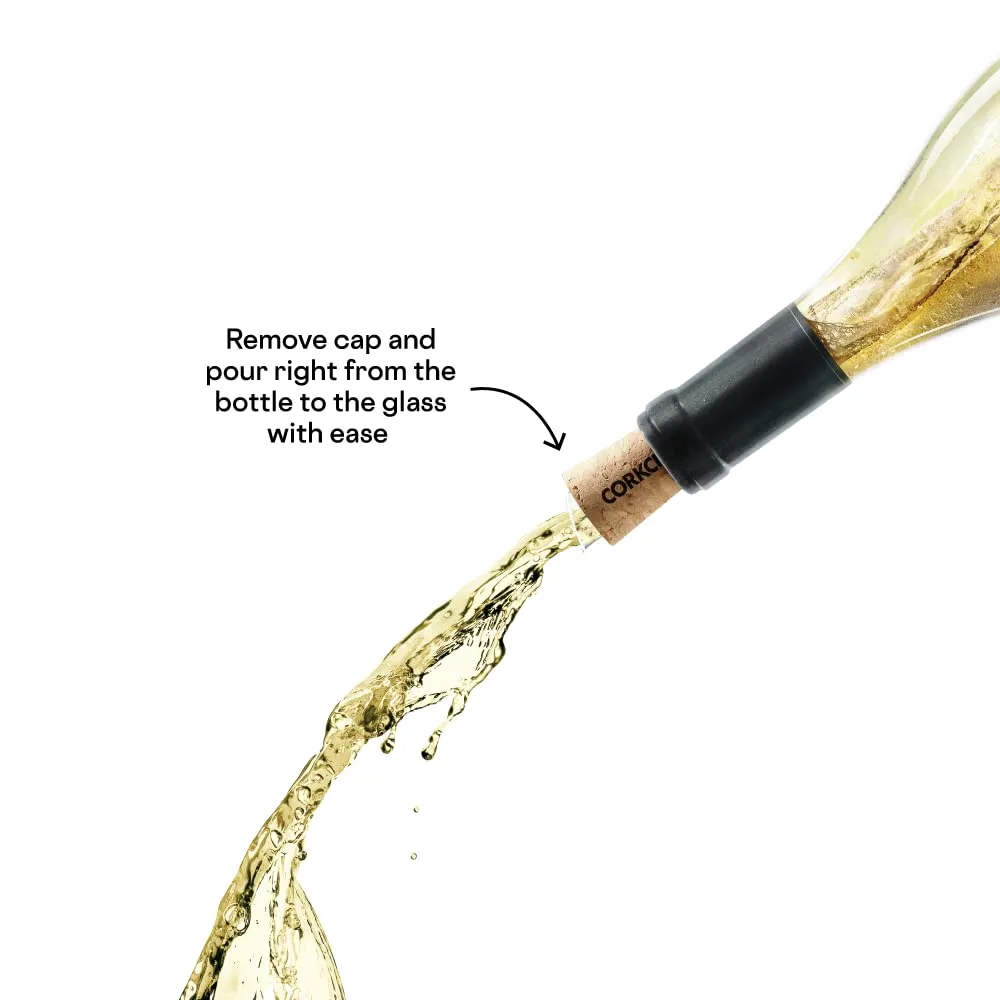 Corkcicle Air Wine Bottle Chiller, 0.94 x 0.94 x 12  Keep Chilled Whites Cold & Bring Room Temp Reds to Cellar Temp in 15 Minutes with the Wine Chiller  Convenient Pour-Through with Aerator