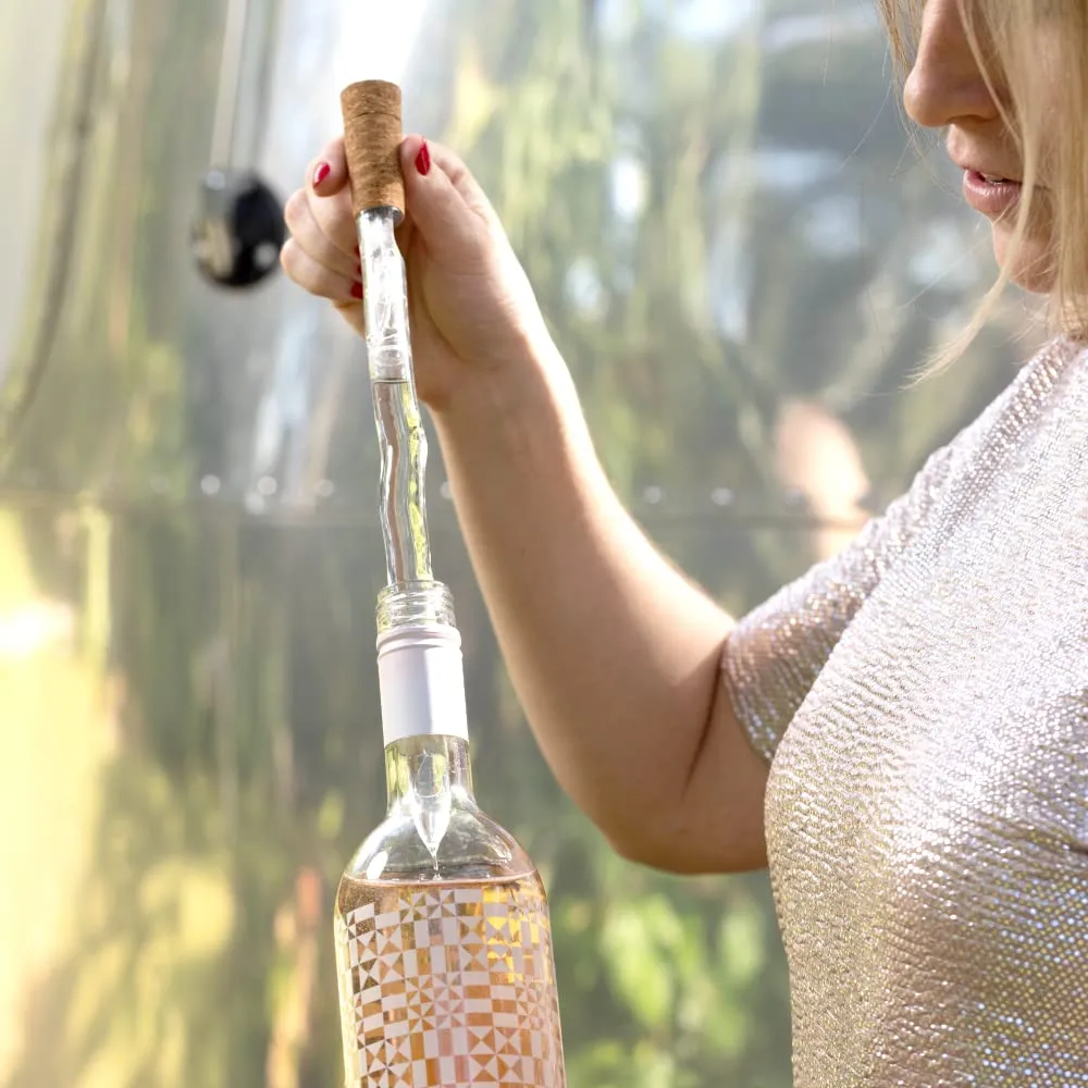 Corkcicle Air Wine Bottle Chiller, 0.94 x 0.94 x 12  Keep Chilled Whites Cold & Bring Room Temp Reds to Cellar Temp in 15 Minutes with the Wine Chiller  Convenient Pour-Through with Aerator