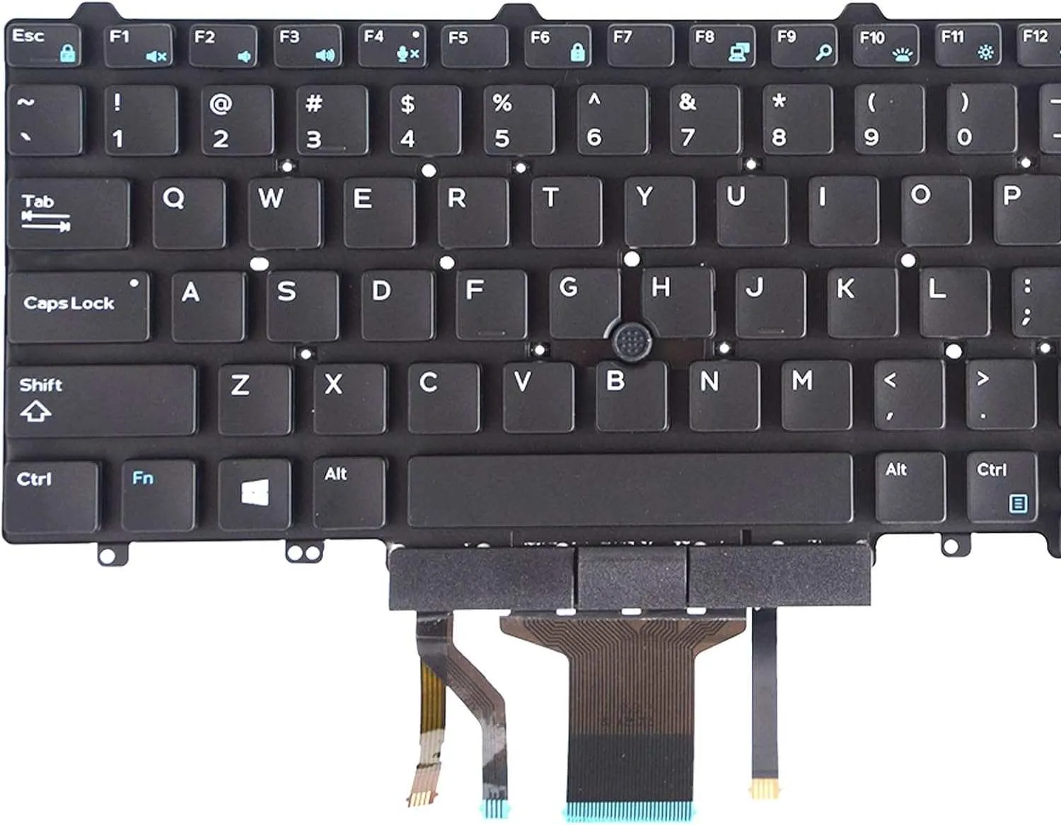Dell Latitude 5550 5570 5580 5590 5591 Backlit Keyboard with Pointer & Buttons 383D7 0383D7