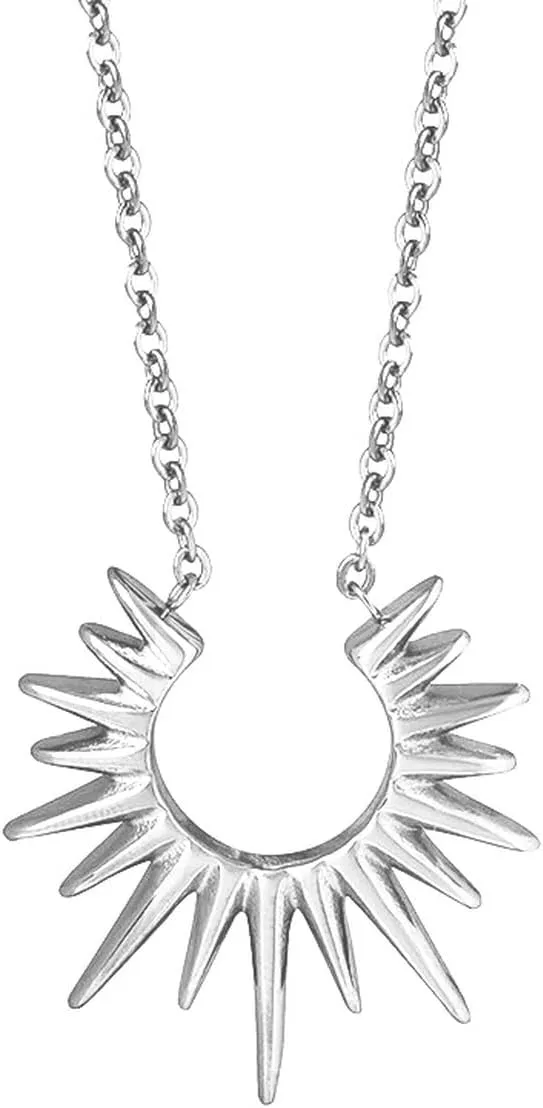 Designer Simple Classy Everyday Sun Pendant Choker Necklace for Women Men Unisex,18K Gold-plated Cute Dainty Sunshine Flower Necklace Chic Elegant Minimalist Fashion Funky Jewelry Gifts
